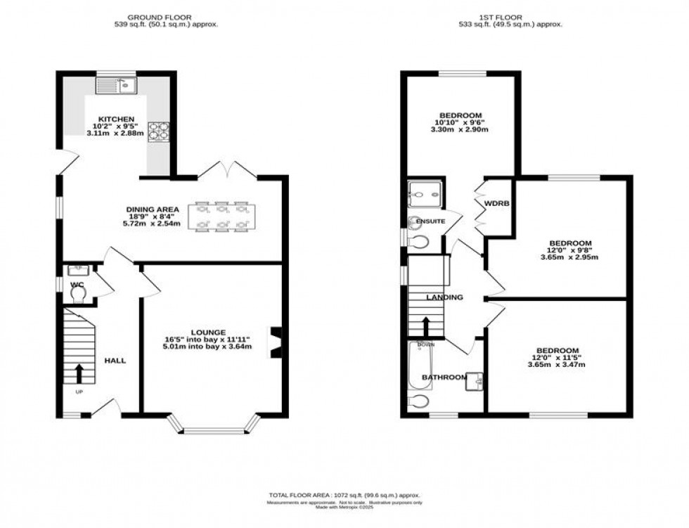 Floorplan for Horderns Road, Chapel-En-Le-Frith, High Peak