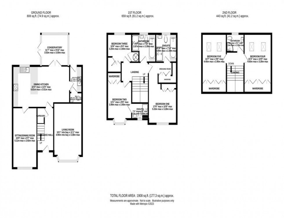 Floorplan for Aylesbury Close, Broadheath