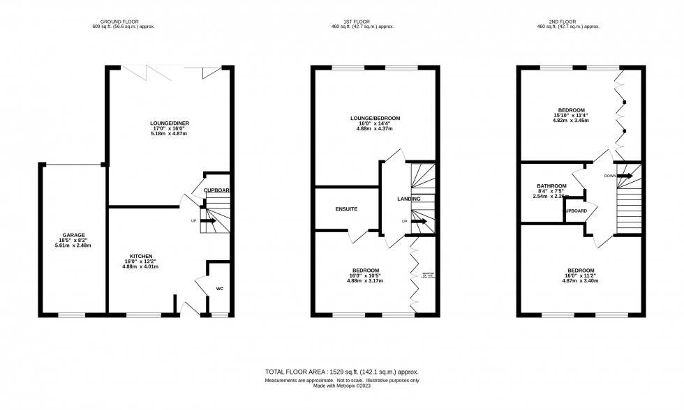 Floorplan for Astor Drive, Grappenhall Heys
