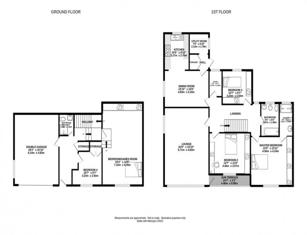 Floorplan for Ramsden Close, Glossop