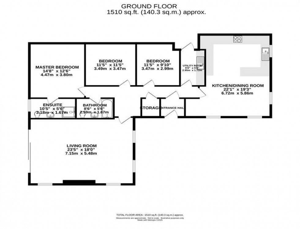 Floorplan for Bluestone Drive, Stockport