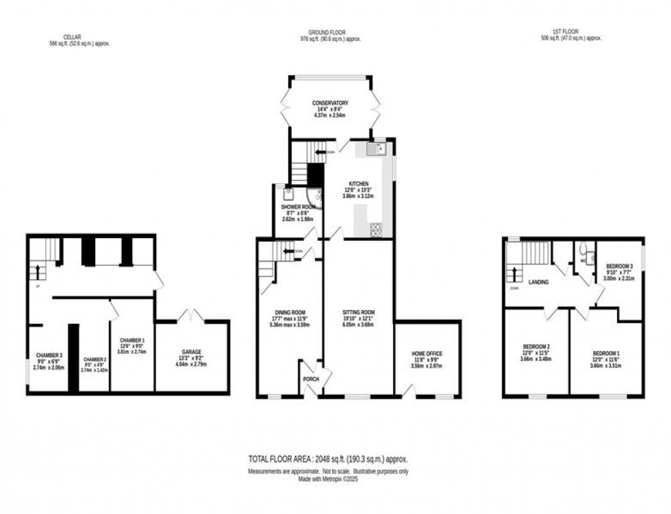 Floorplan for Macclesfield Road, Kettleshulme, High Peak