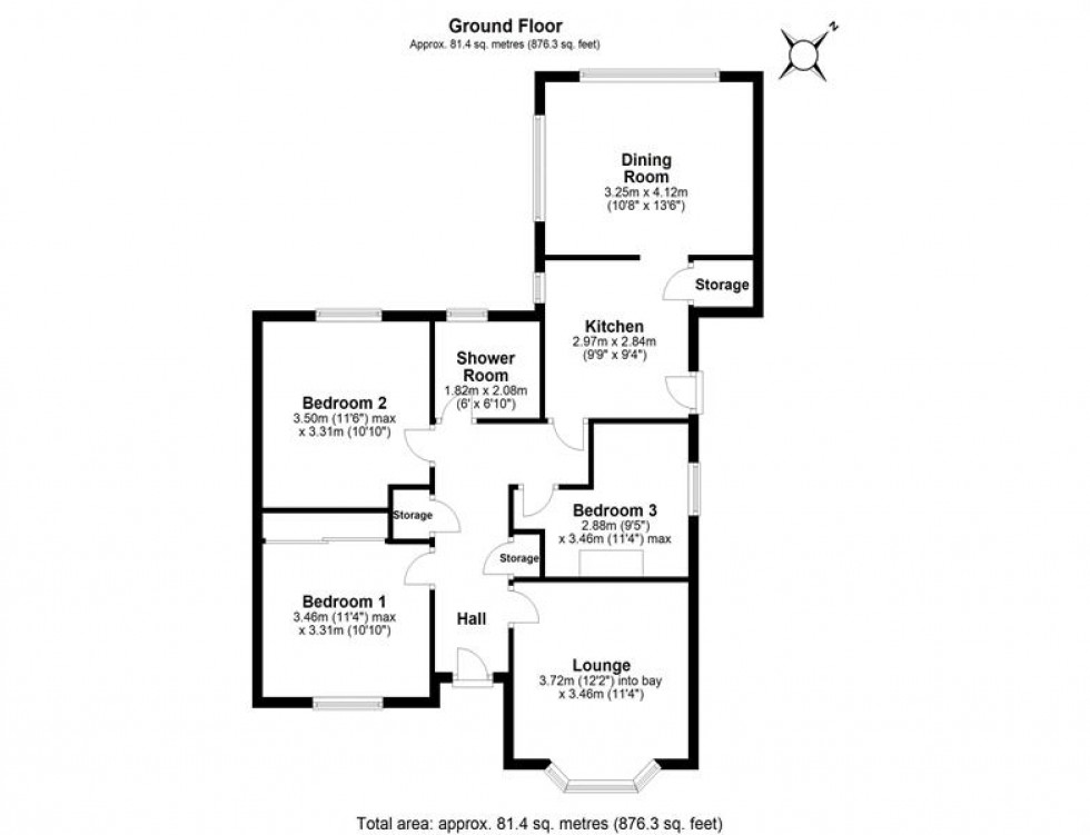 Floorplan for Townfield Lane, Frodsham