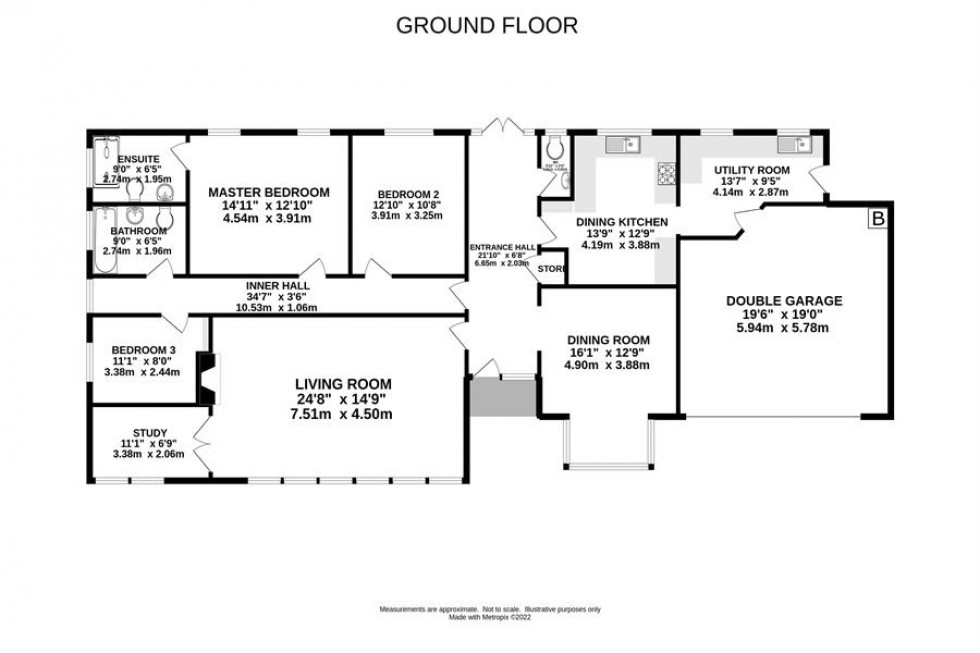 Floorplan for Pheasant Walk, High Legh, Knutsford