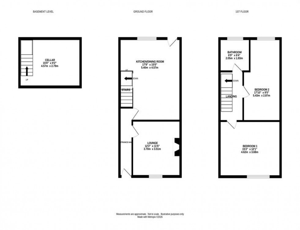 Floorplan for Byrons Lane, Macclesfield