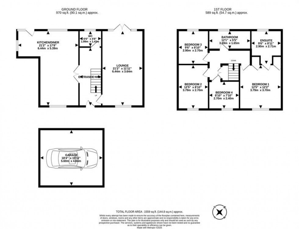 Floorplan for Red Lane, Frodsham