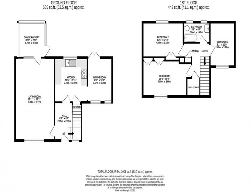 Floorplan for Woodlands Crescent, High Legh, Knutsford