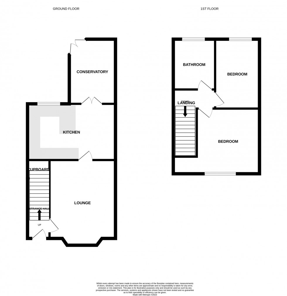 Floorplan for Bourne Street, Wilmslow