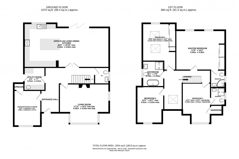 Floorplan for Chester Road, Holmes Chapel