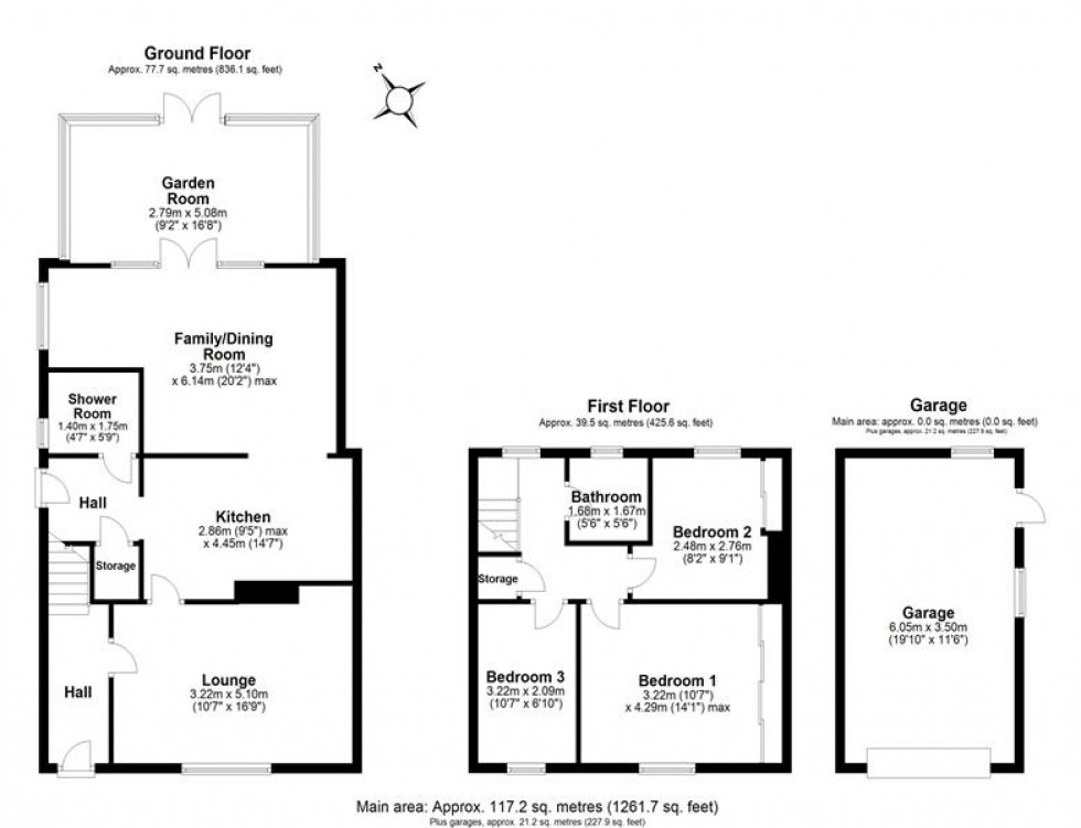 Floorplan for Hillside Road, Frodsham