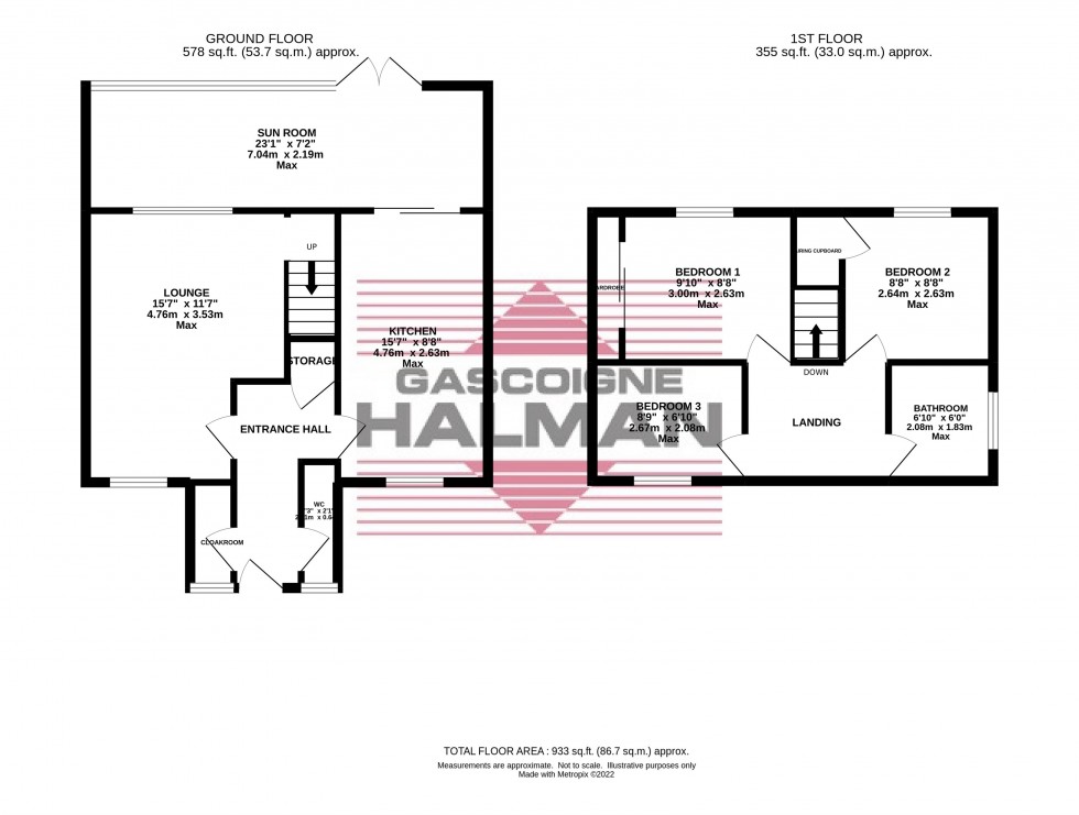 Floorplan for Birchall Green, Woodley, Stockport