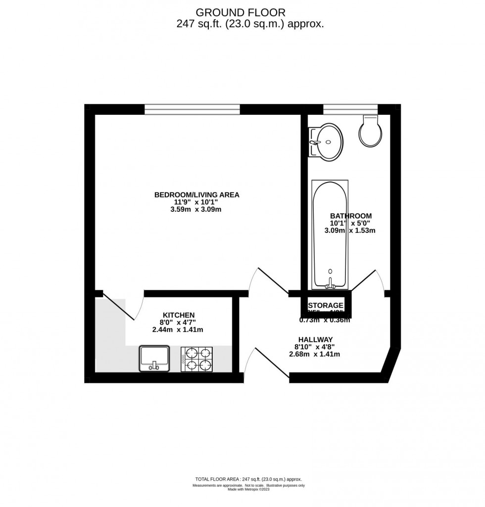 Floorplan for Ballbrook Avenue, Manchester