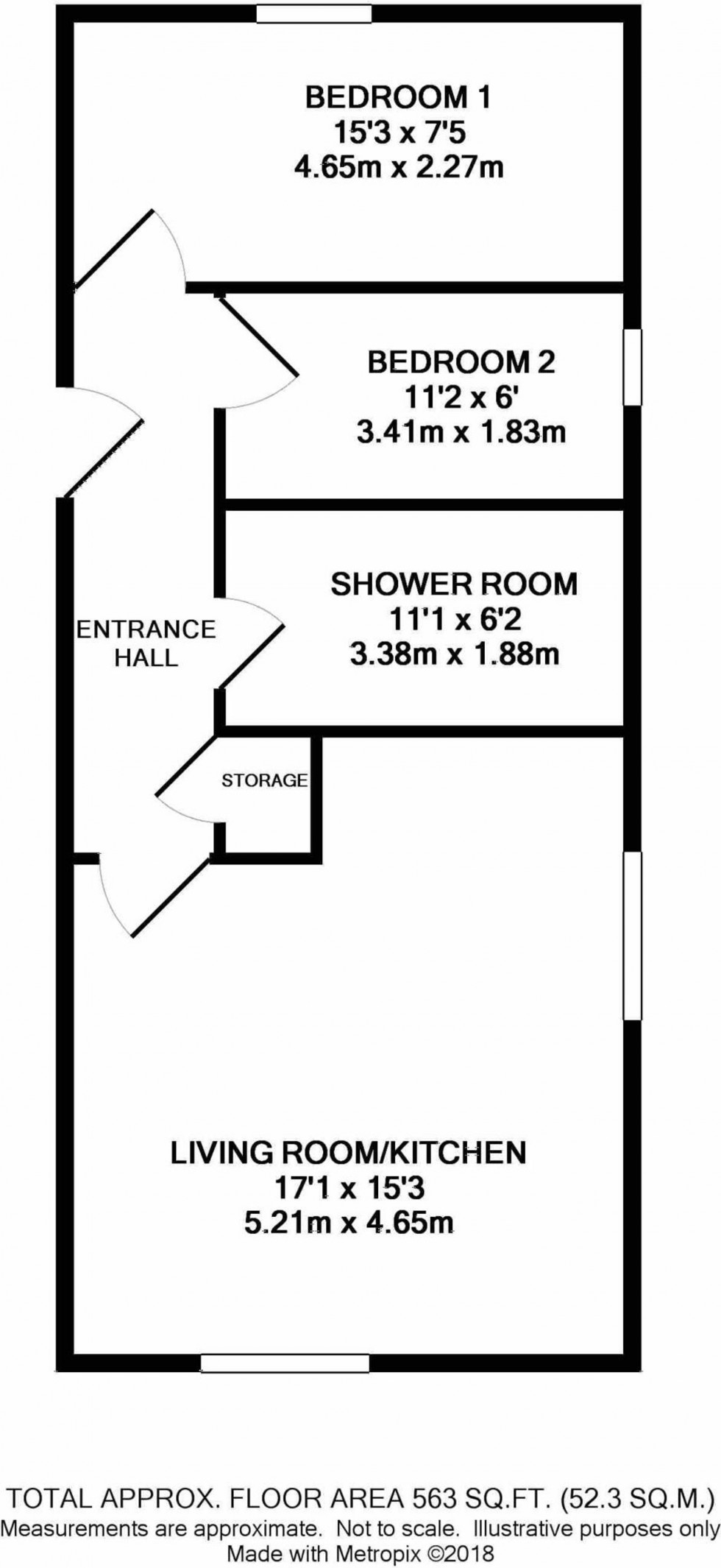 Floorplan for Mary Street, Cheadle House, SK8