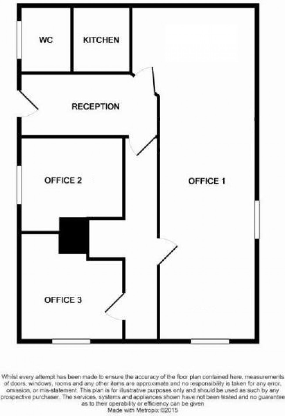 Floorplan for The Old Surgery, Sheath Street, Northwich