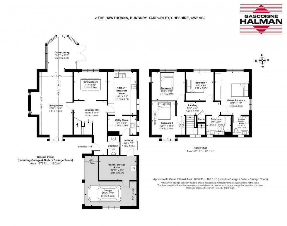 Floorplan for The Hawthorns, Bunbury, Tarporley
