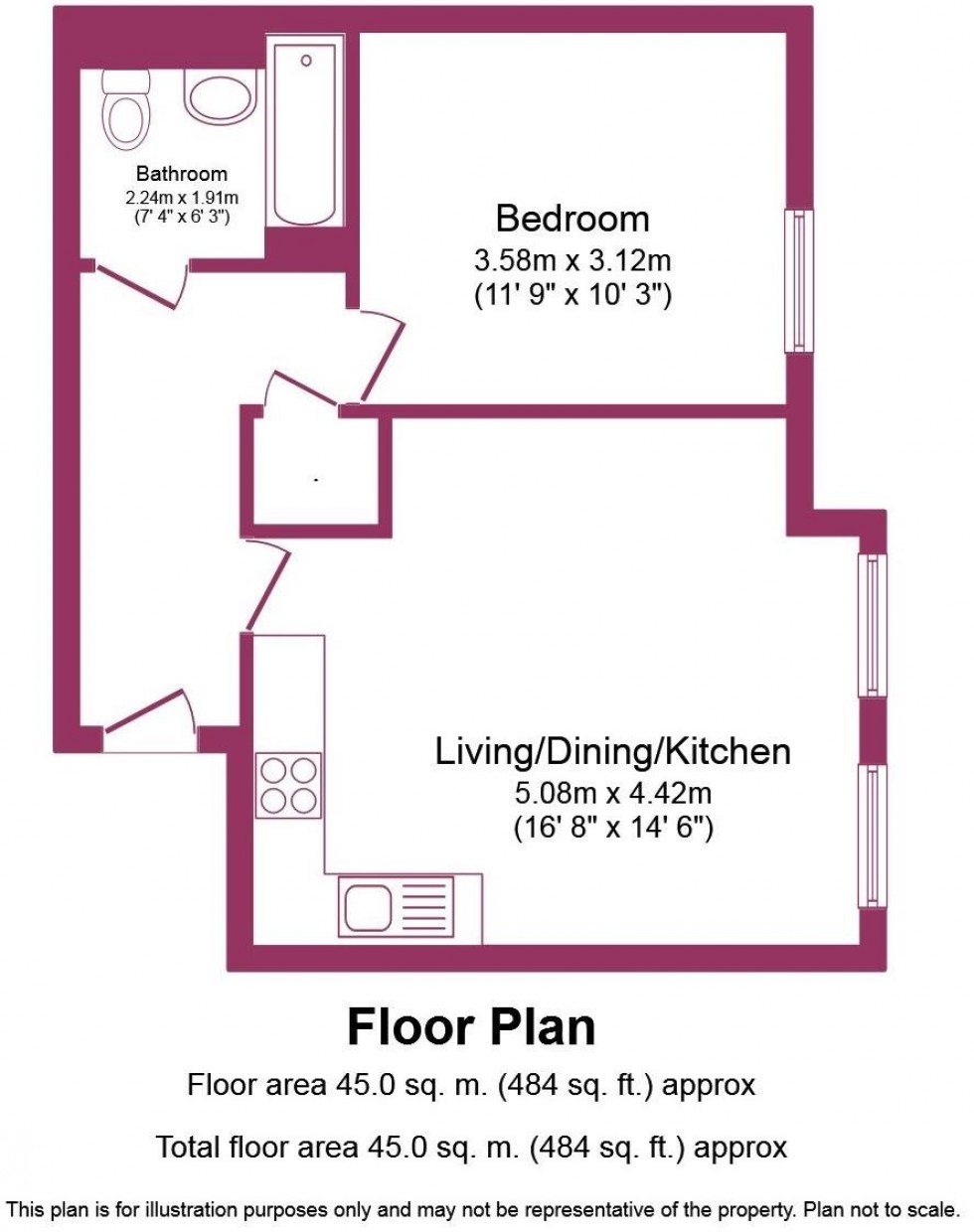 Floorplan for Victoria Street, Altrincham