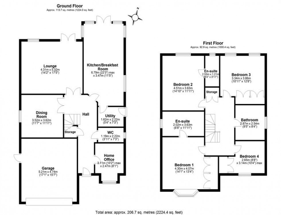 Floorplan for Stapleton Court, Frodsham