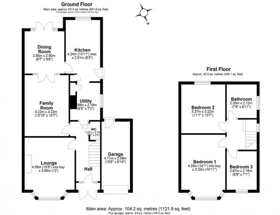 Floorplan for Latham Avenue, Helsby, Frodsham