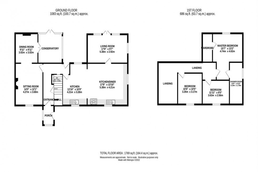 Floorplan for Holmes Chapel Road, Somerford, Congleton