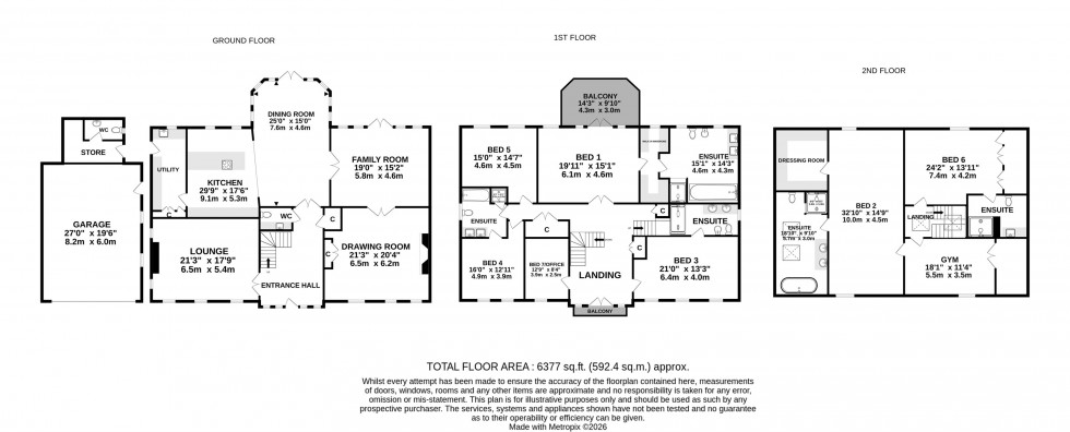 Floorplan for Eyebrook Road, Bowden