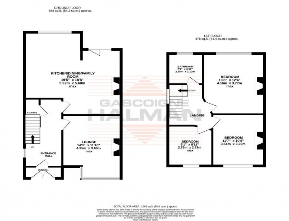 Floorplan for Winstanley Road, Sale
