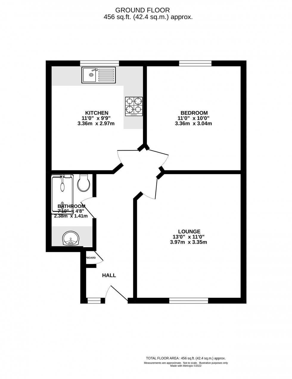 Floorplan for Hayden Court, Glossop