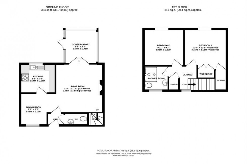 Floorplan for Salters Lane, Lower Withington, Macclesfield