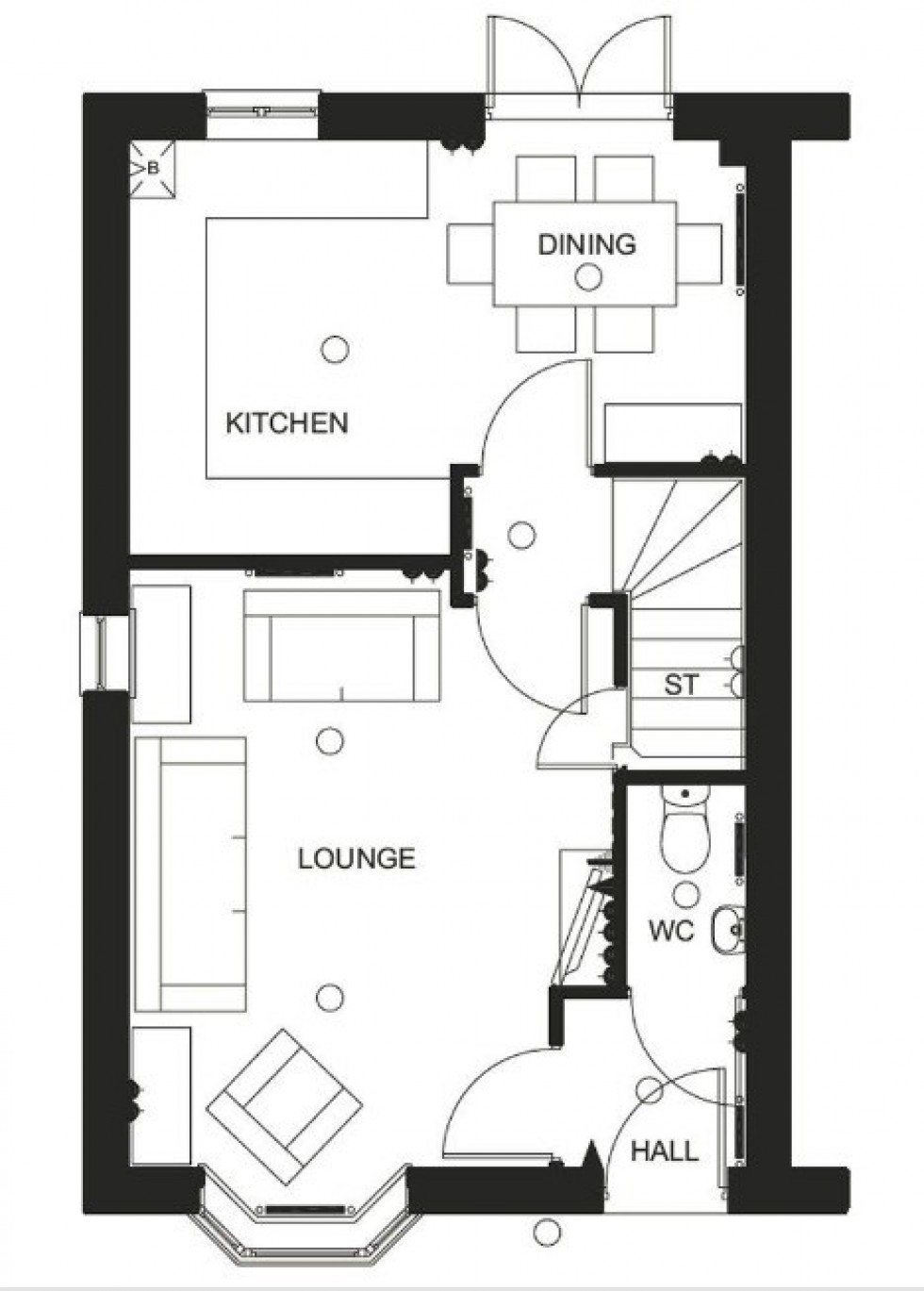Floorplan for Hazelhurst Way, Tarporley