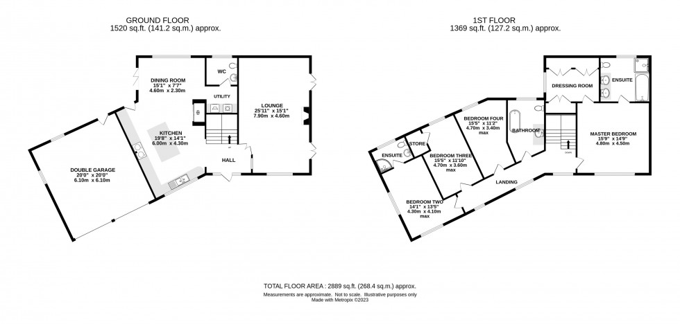 Floorplan for Ardenbrook Rise, Prestbury, Macclesfield