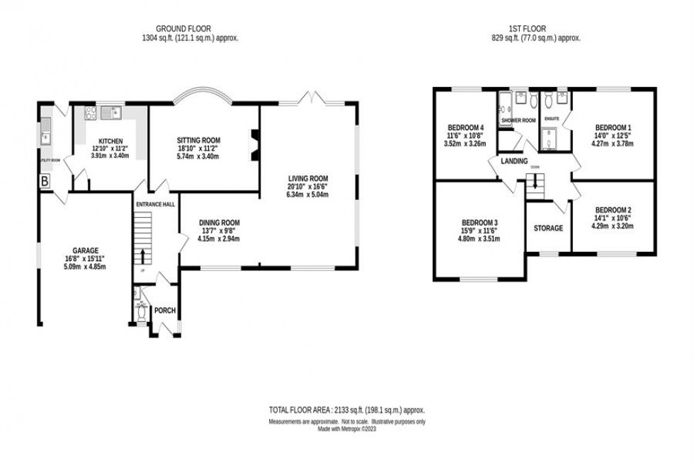 Floorplan for Hitch Lowes, Chelford, Macclesfield