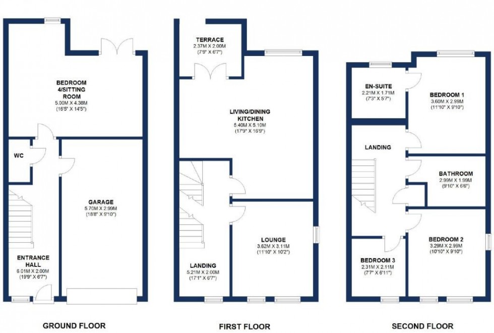 Floorplan for Burlington Road, Altrincham