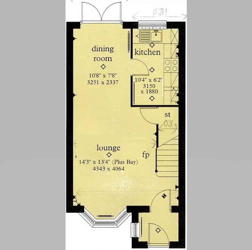 Floorplan for Foxhill Close, Sandiway, Northwich