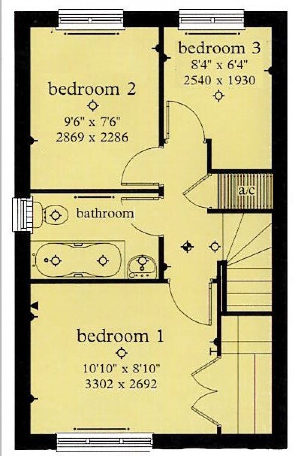 Floorplan for Foxhill Close, Sandiway, Northwich