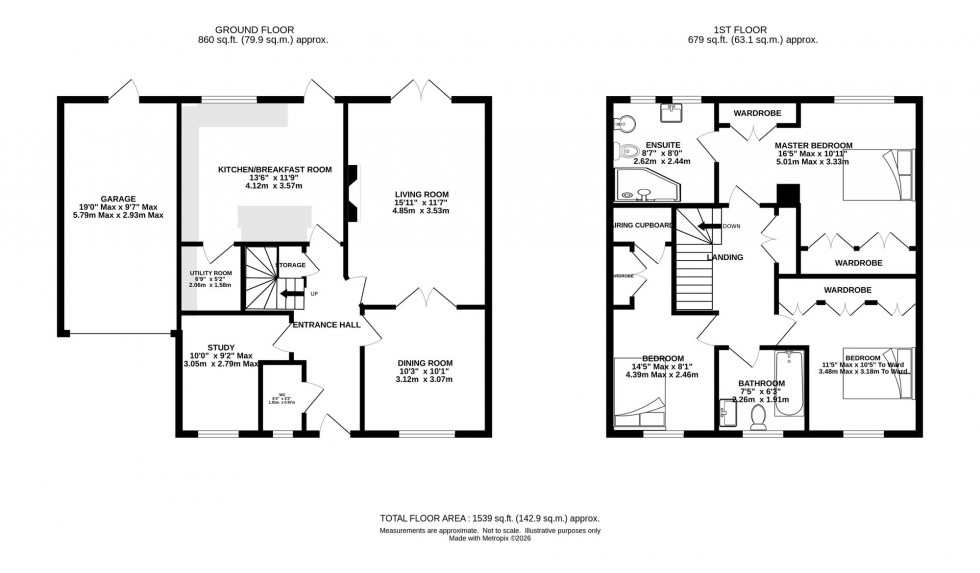 Floorplan for Groby Road, Bowdon, WA14
