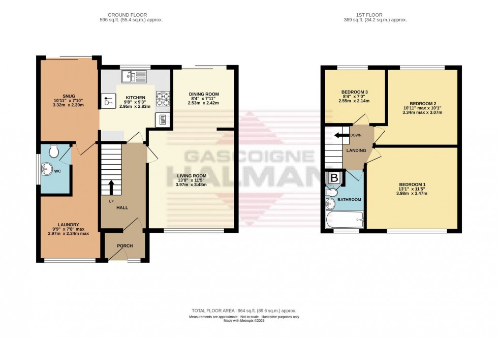 Floorplan for Lawnfold, Hadfield, SK13