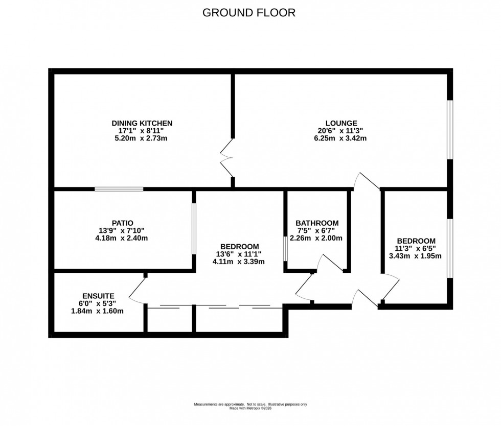 Floorplan for Barracks Square, Macclesfield, SK11
