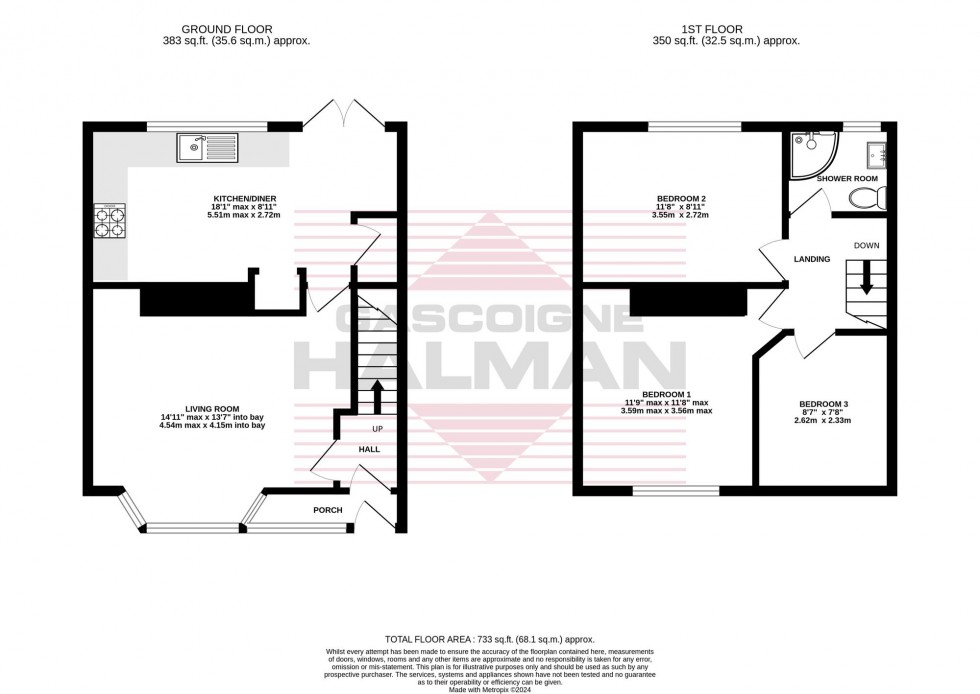 Floorplan for Shayfield Drive, Manchester, M22