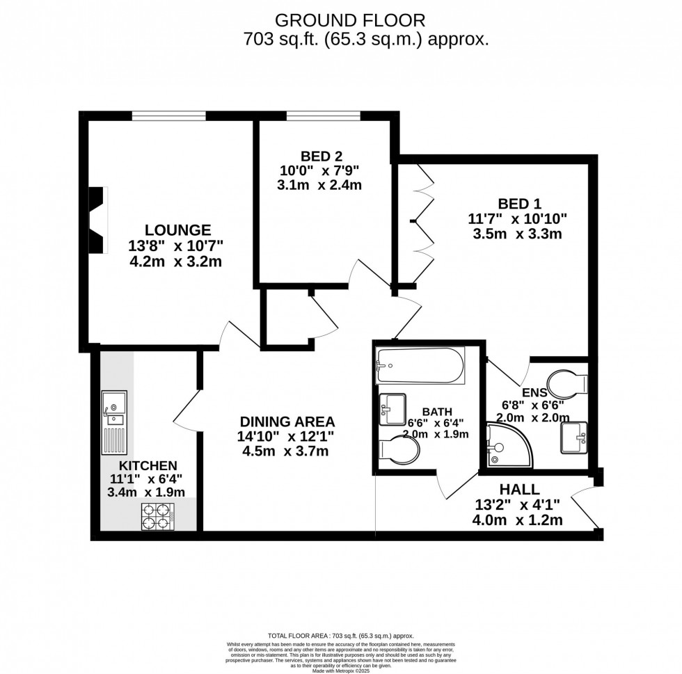 Floorplan for Grove Lane, Hale, WA15