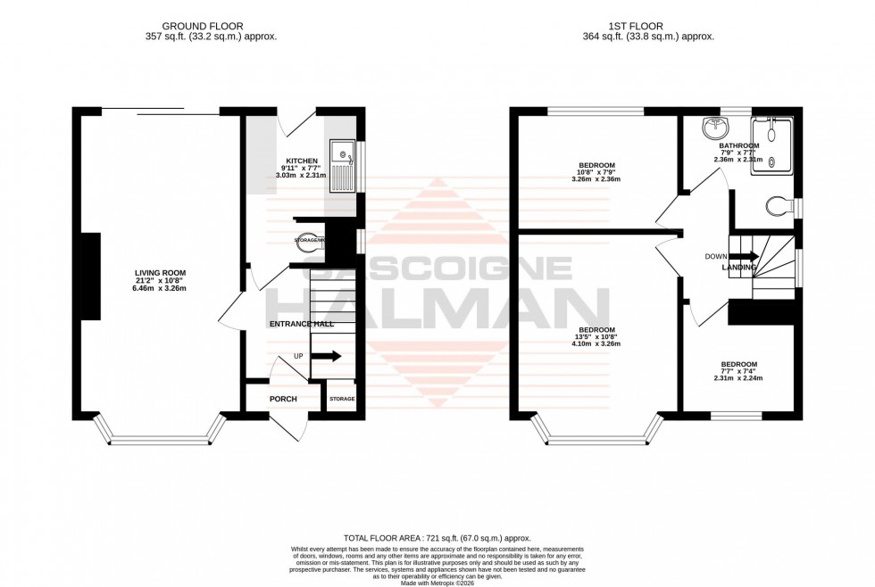 Floorplan for Newlyn Drive, Sale, M33