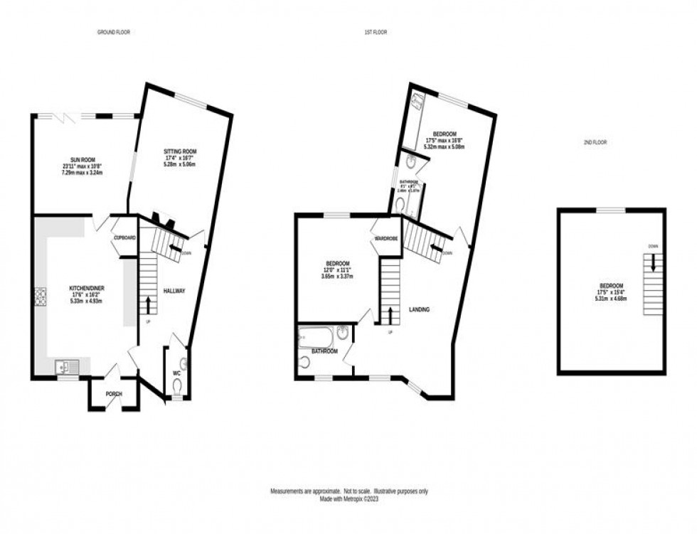 Floorplan for Hernstone Lane, Peak Forest, Buxton