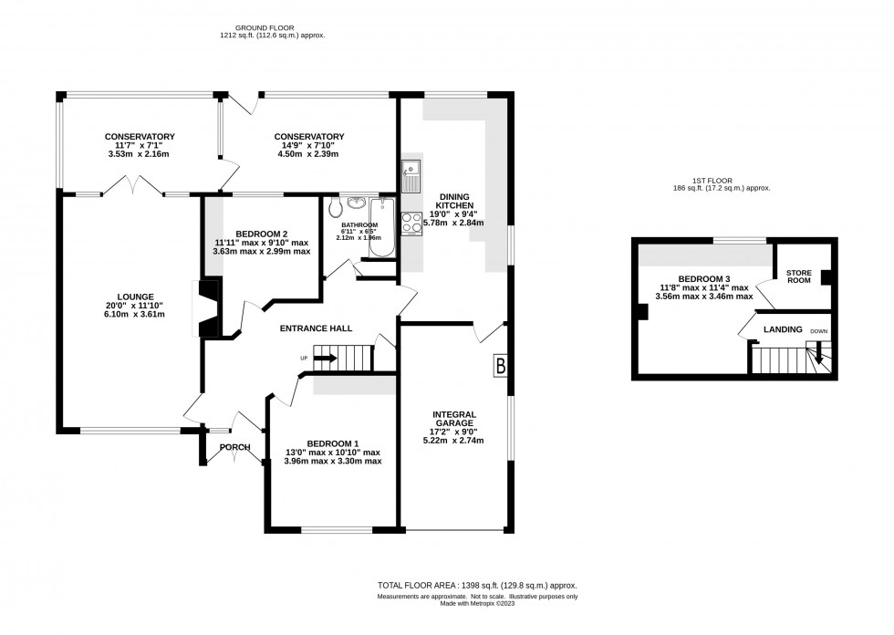 Floorplan for Ravenwood Drive, Hale Barns, Altrincham