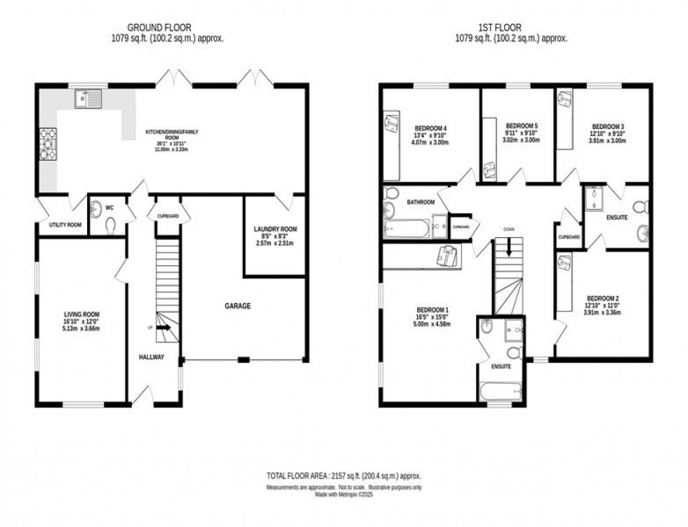 Floorplan for Long Croft Close, Holmes Chapel