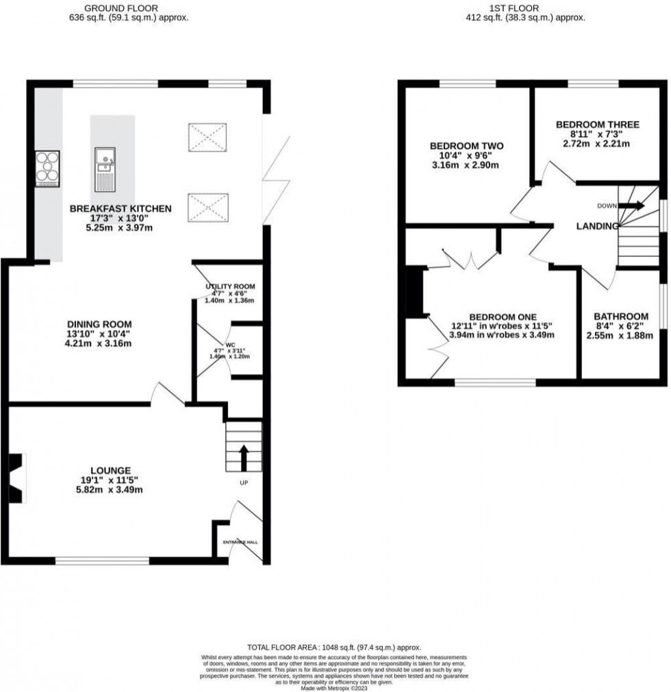 Floorplan for Windsor Avenue, Tarporley