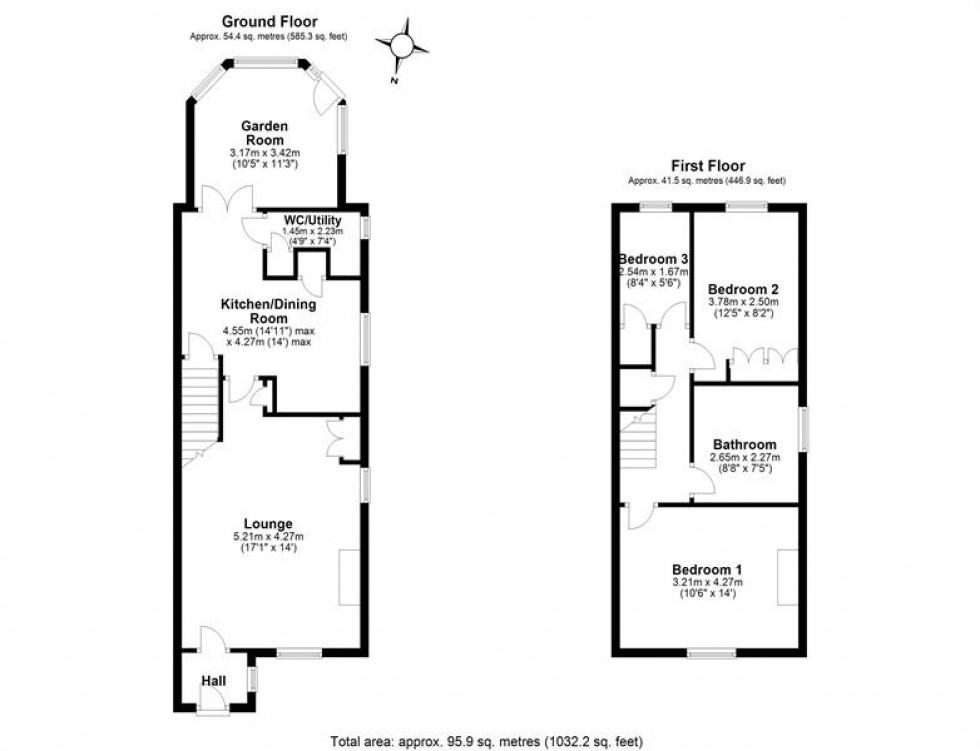 Floorplan for Townfield Lane, Frodsham
