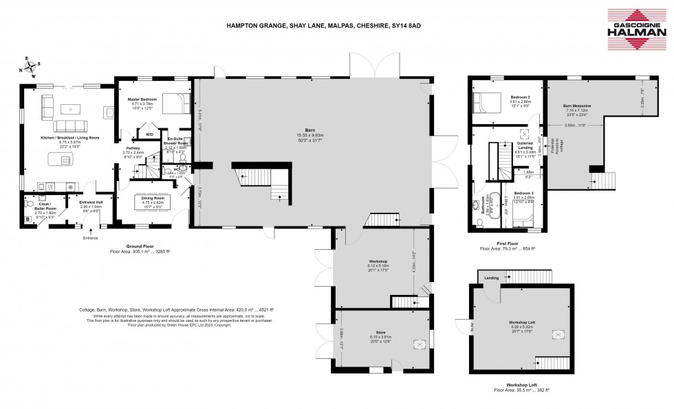 Floorplan for Shay Lane, Hampton, Malpas
