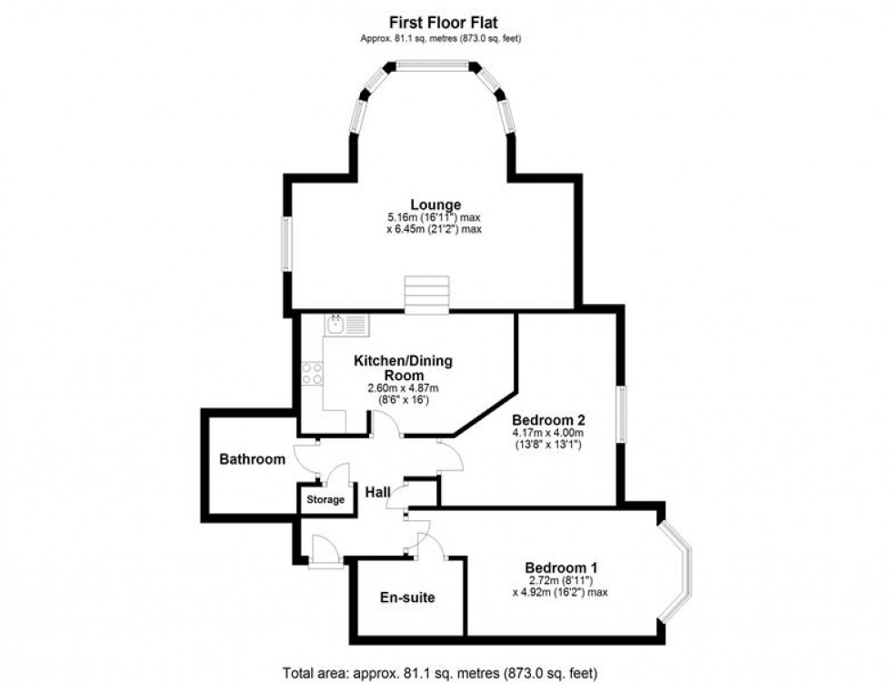 Floorplan for Kingswood Park, Kingswood, Frodsham