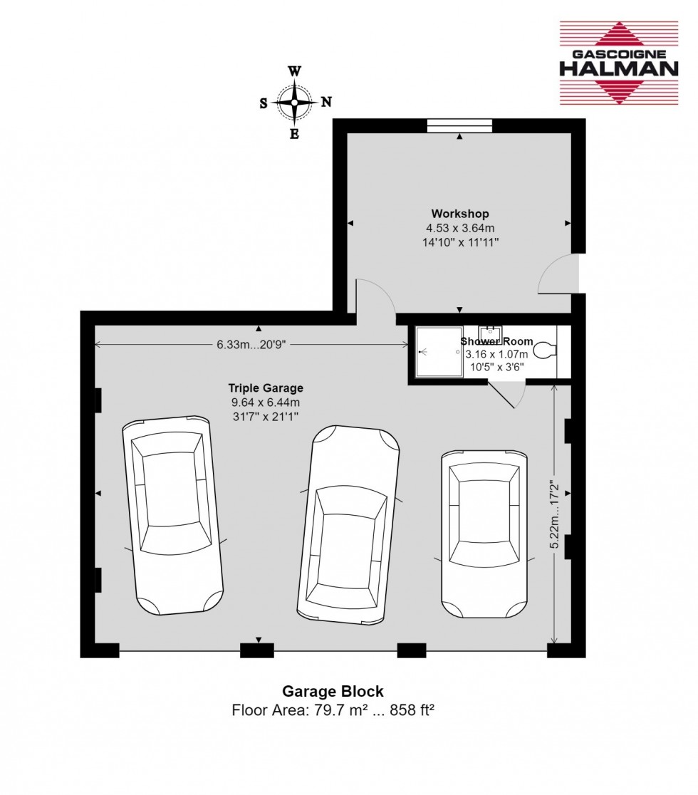 Floorplan for Hickhurst Lane, Rushton, Tarporley