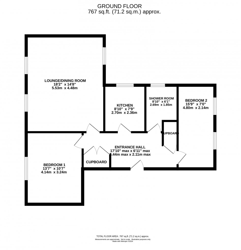 Floorplan for Brook View Court, Brook Lane, Alderley Edge