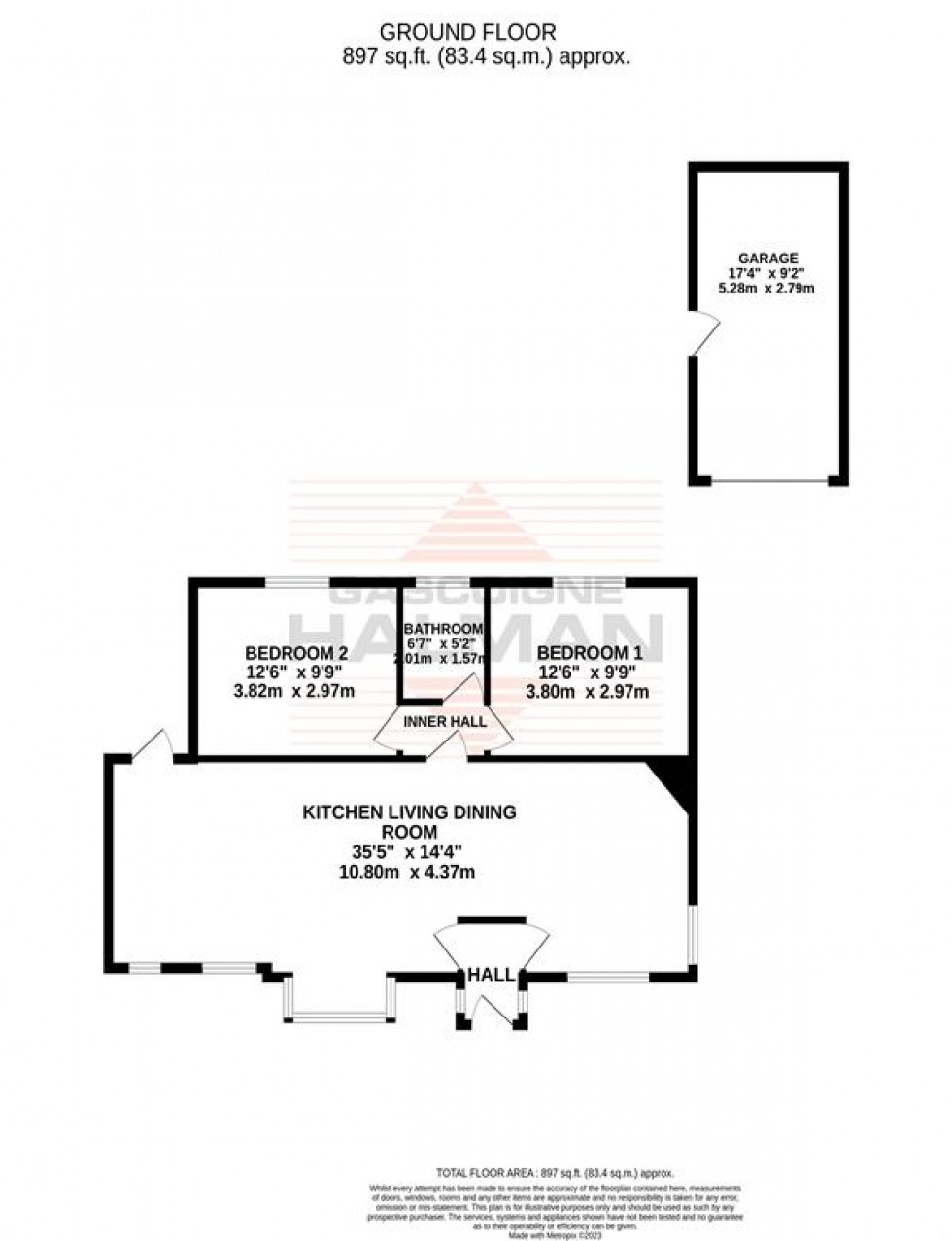 Floorplan for Doveston Road, Sale