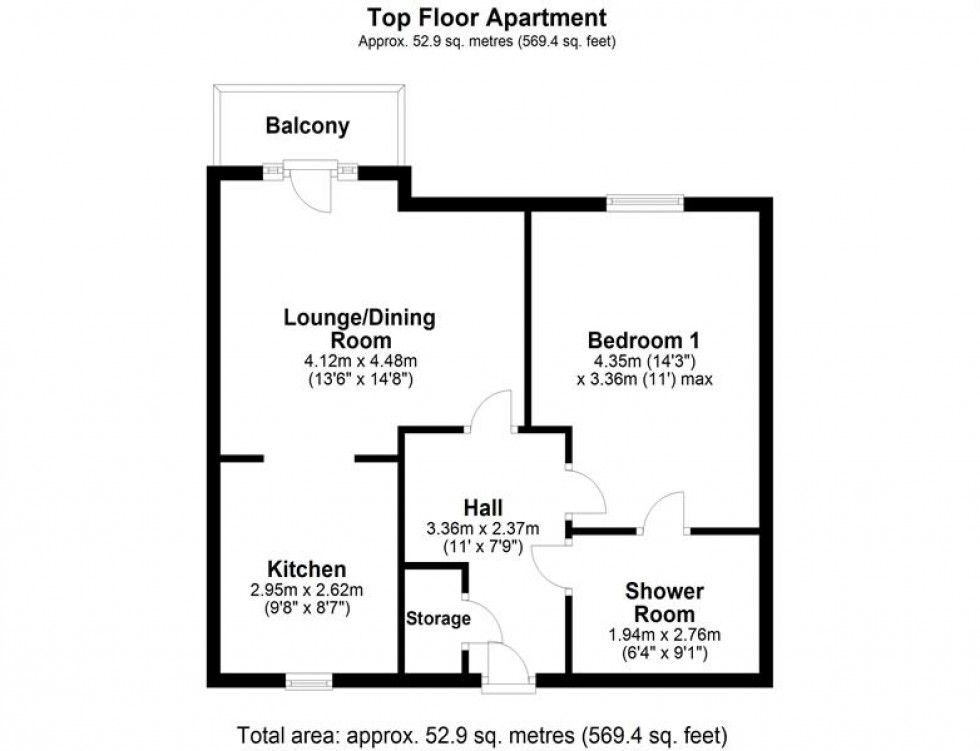 Floorplan for The Windings, Helsby, Helsby